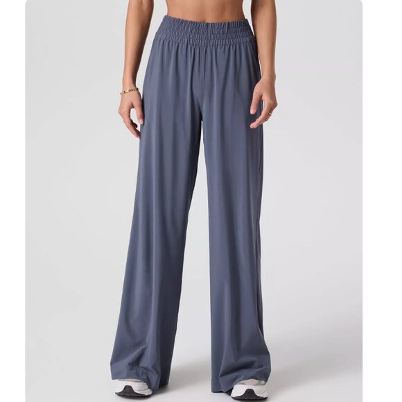 Vuori Women's Wide Leg Pants - Dark Gray - Picture 2 of 5